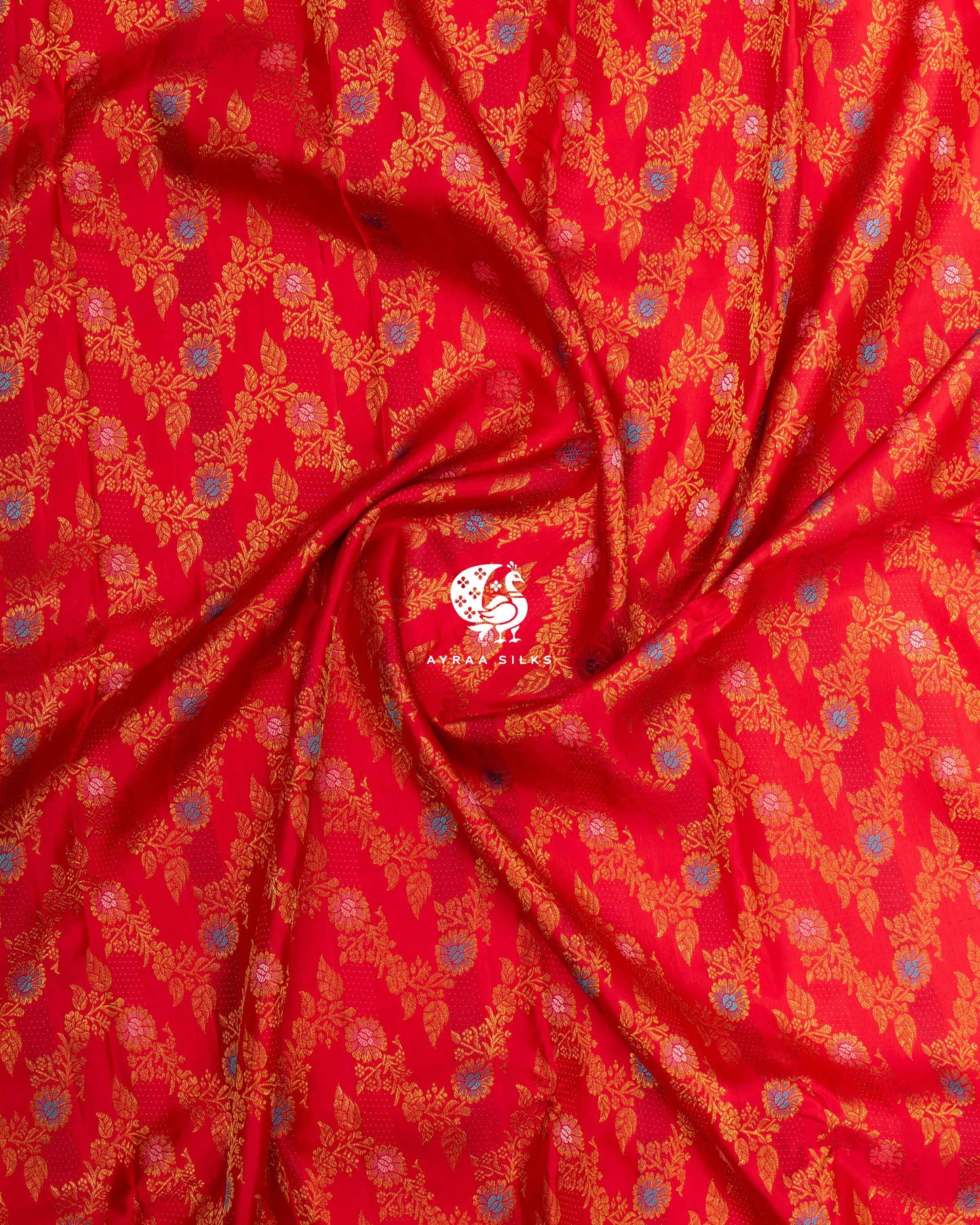Red Malli Kanchipuram Saree