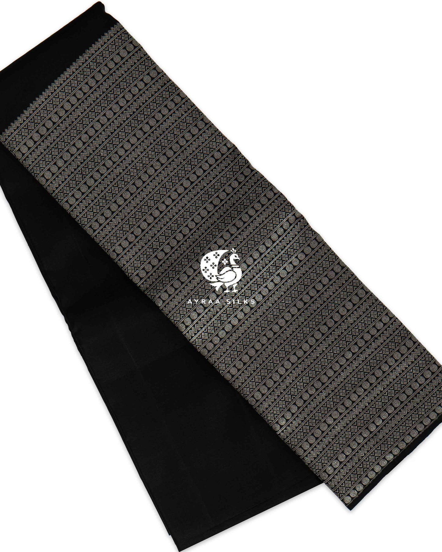 Black Statement Kanchipuram Saree