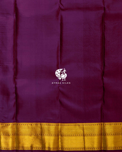 Mint Manga Kanchipuram Silk Saree