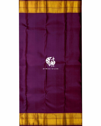 Mint Manga Kanchipuram Silk Saree