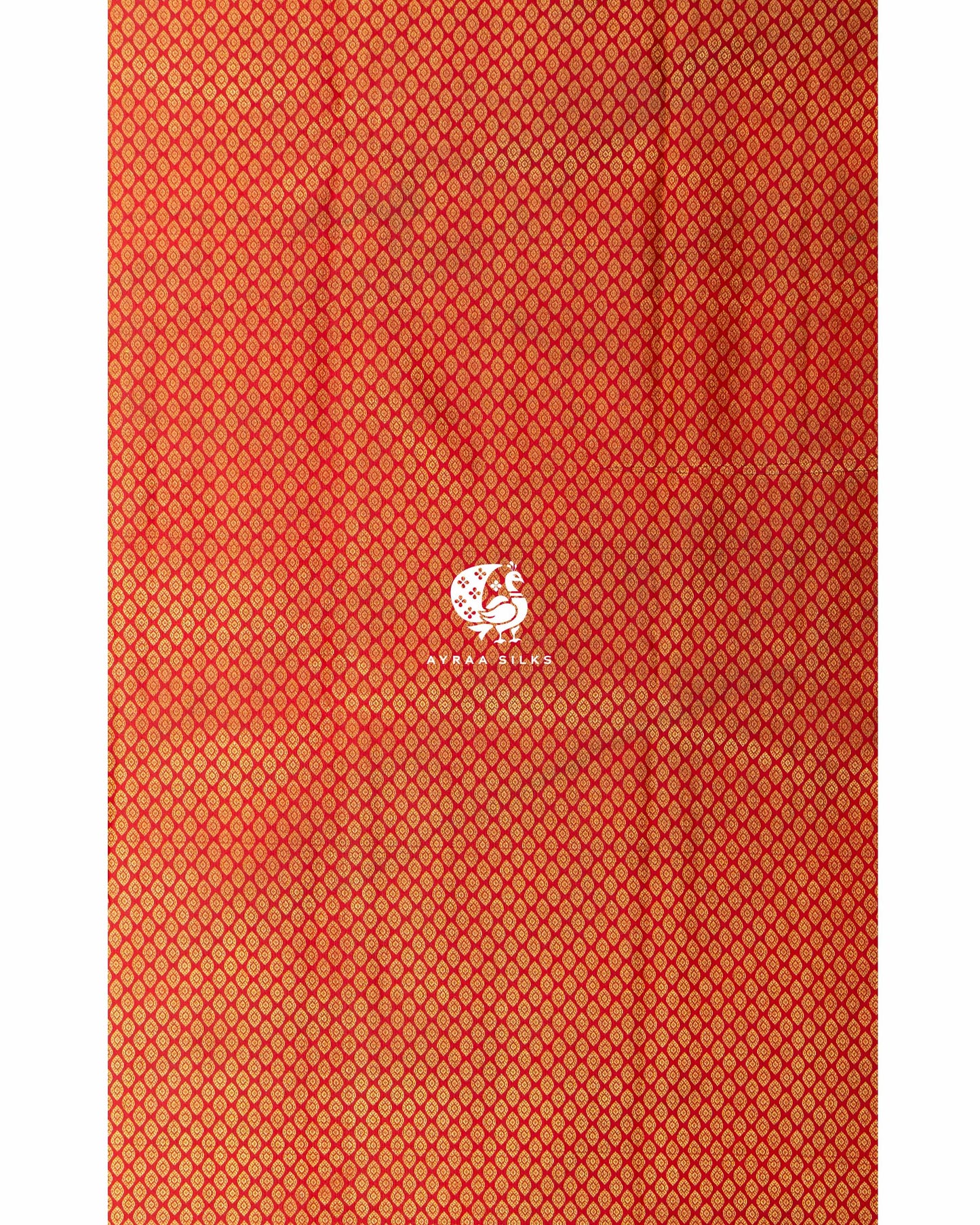 Taupe Kalamkari Kanchipuram Saree
