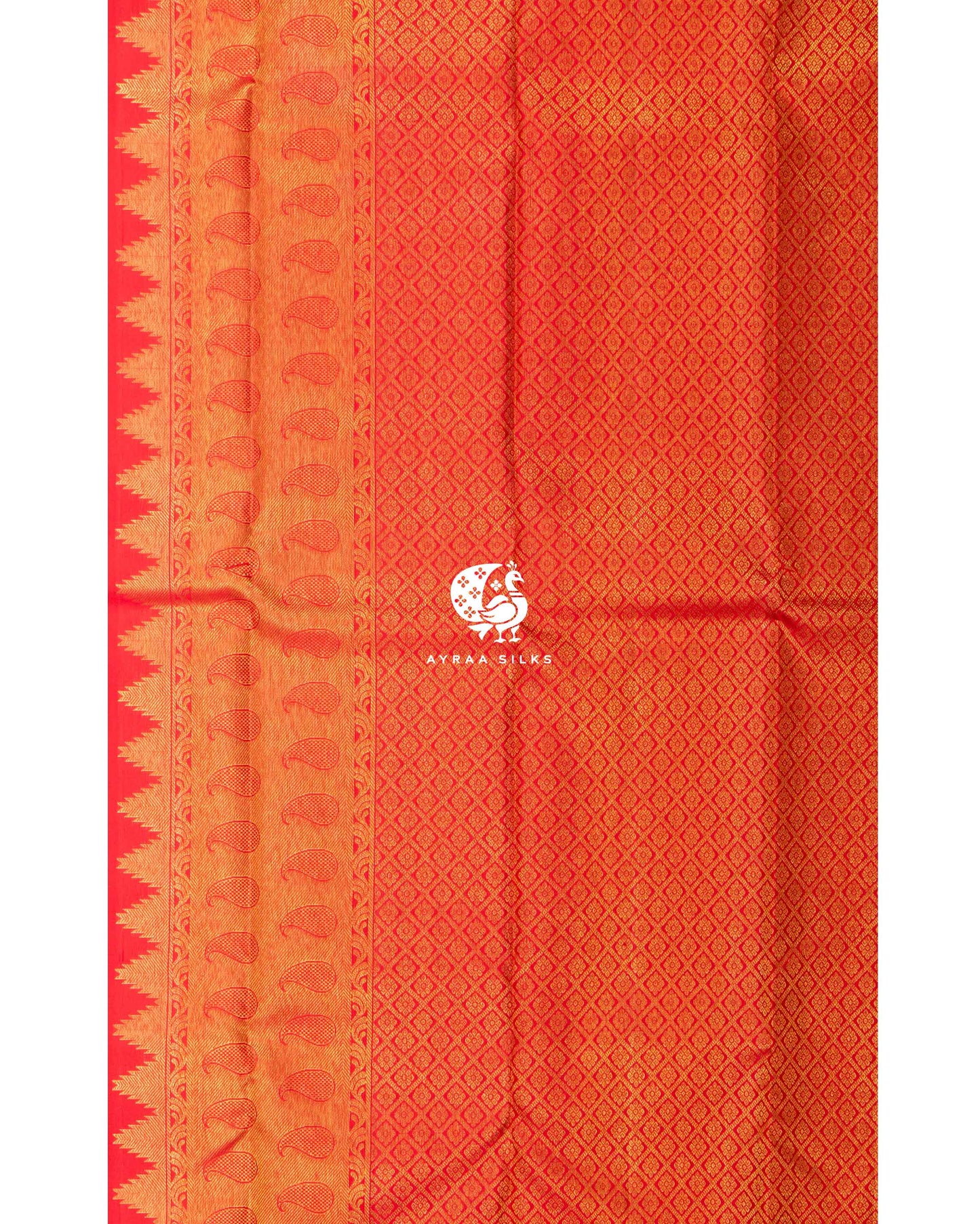 Red Malli Kanchipuram Saree