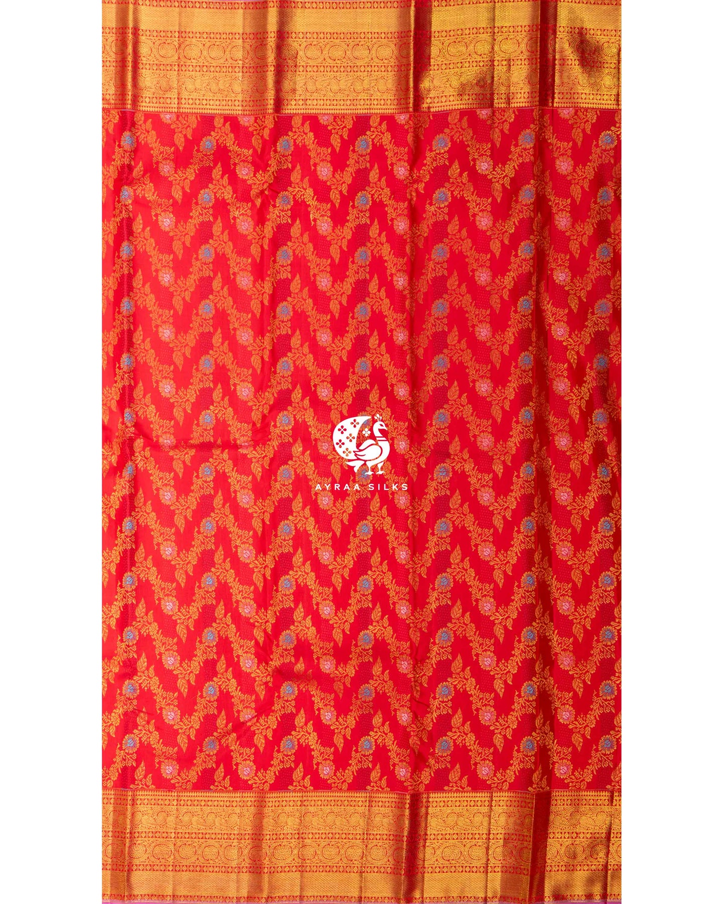 Red Malli Kanchipuram Saree