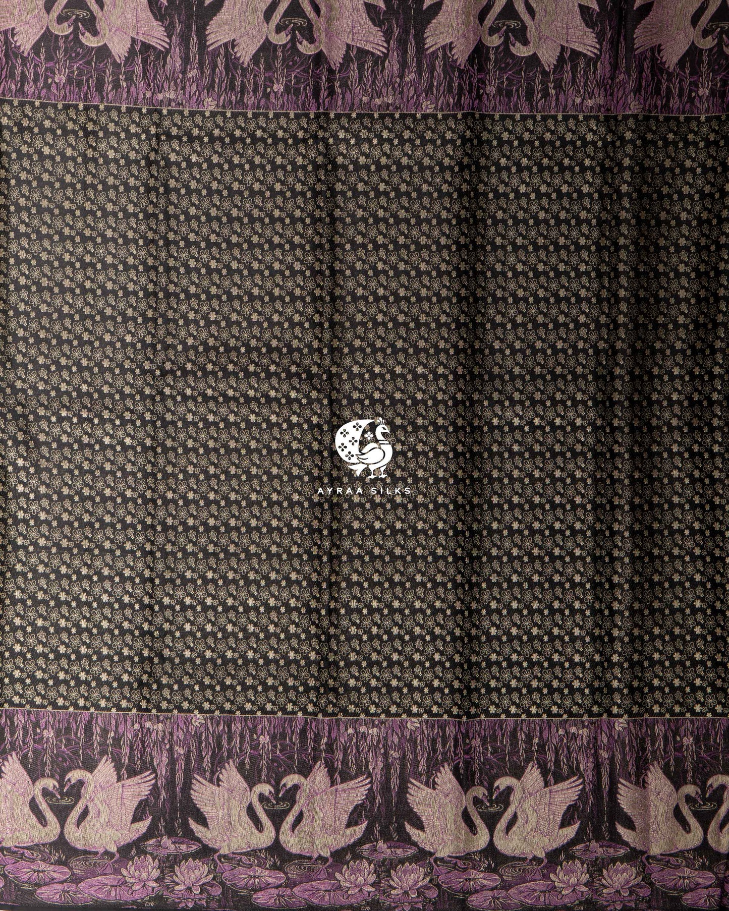 Black Annam Leela Kanchipuram Saree