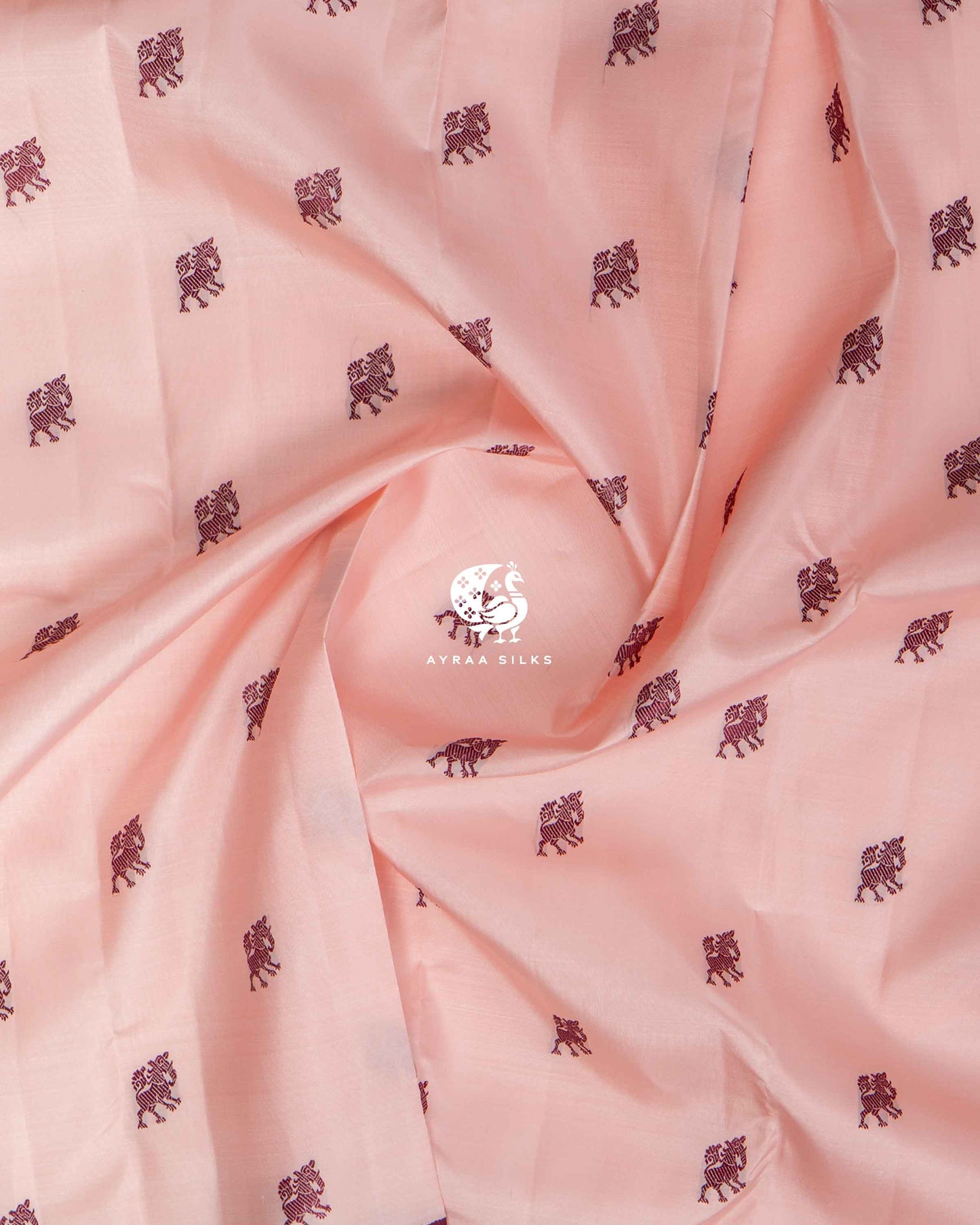 Blush Yazhi Kanchipuram Saree