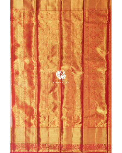 Rose Mist Zari Kanchipuram Silk Saree