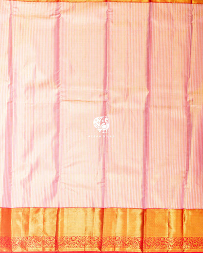 Rose Mist Zari Kanchipuram Silk Saree