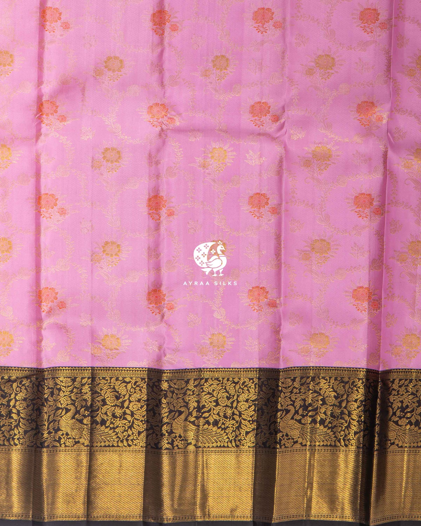 Blush Valli Kanchipuram Saree
