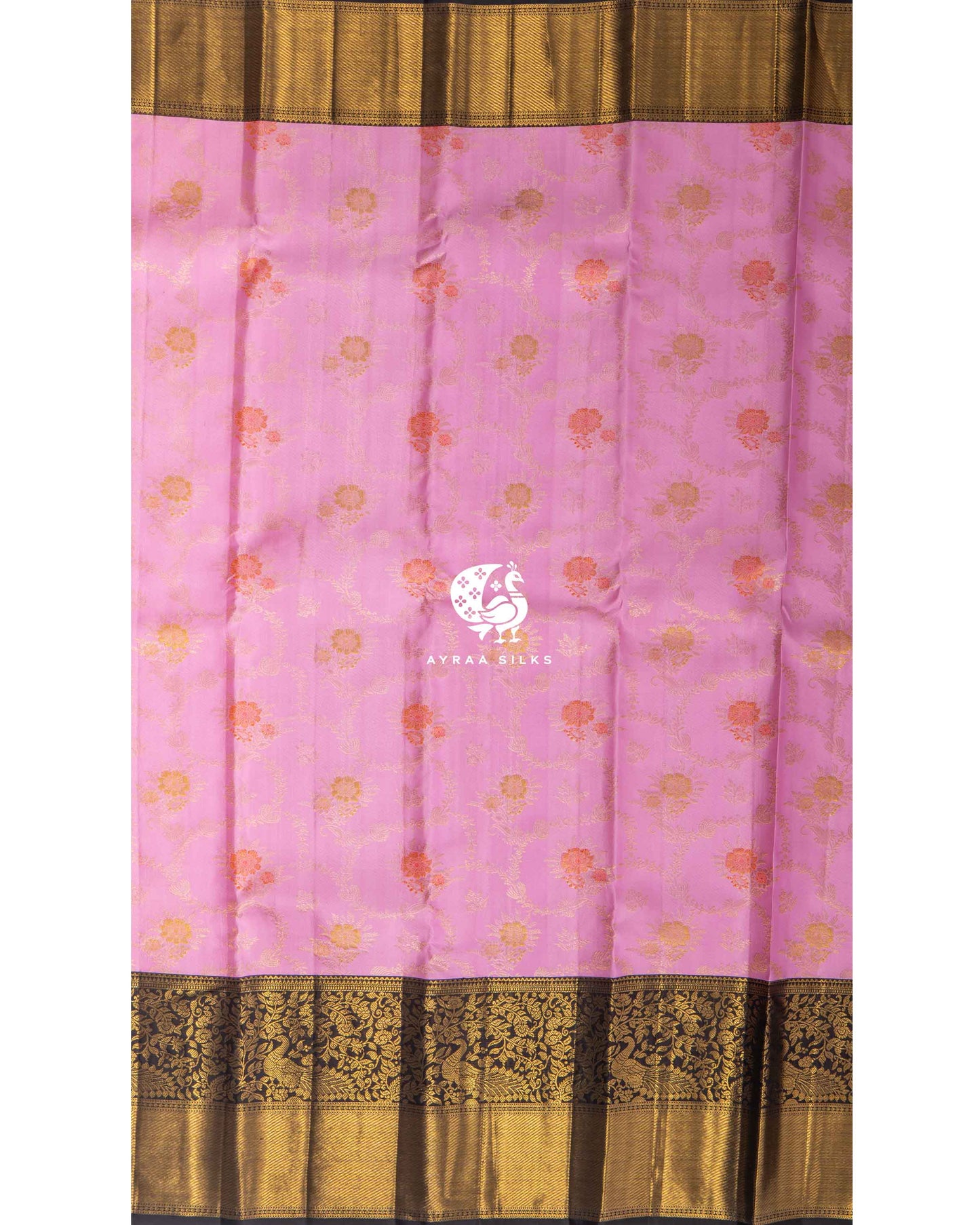 Blush Valli Kanchipuram Saree