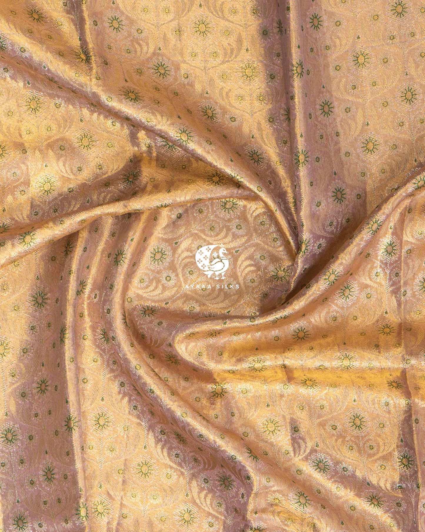 Pastel Narrative Kanchipuram Saree