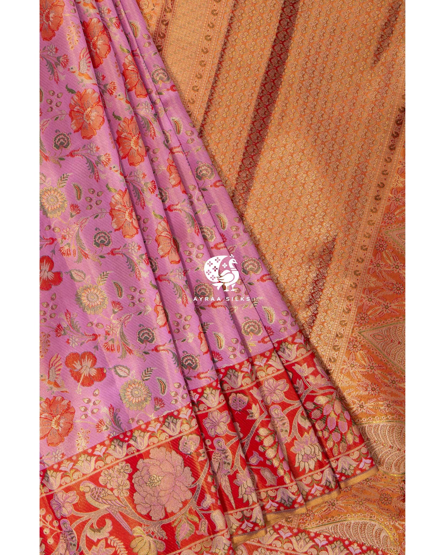 Blush Aara Kanchipuram Saree