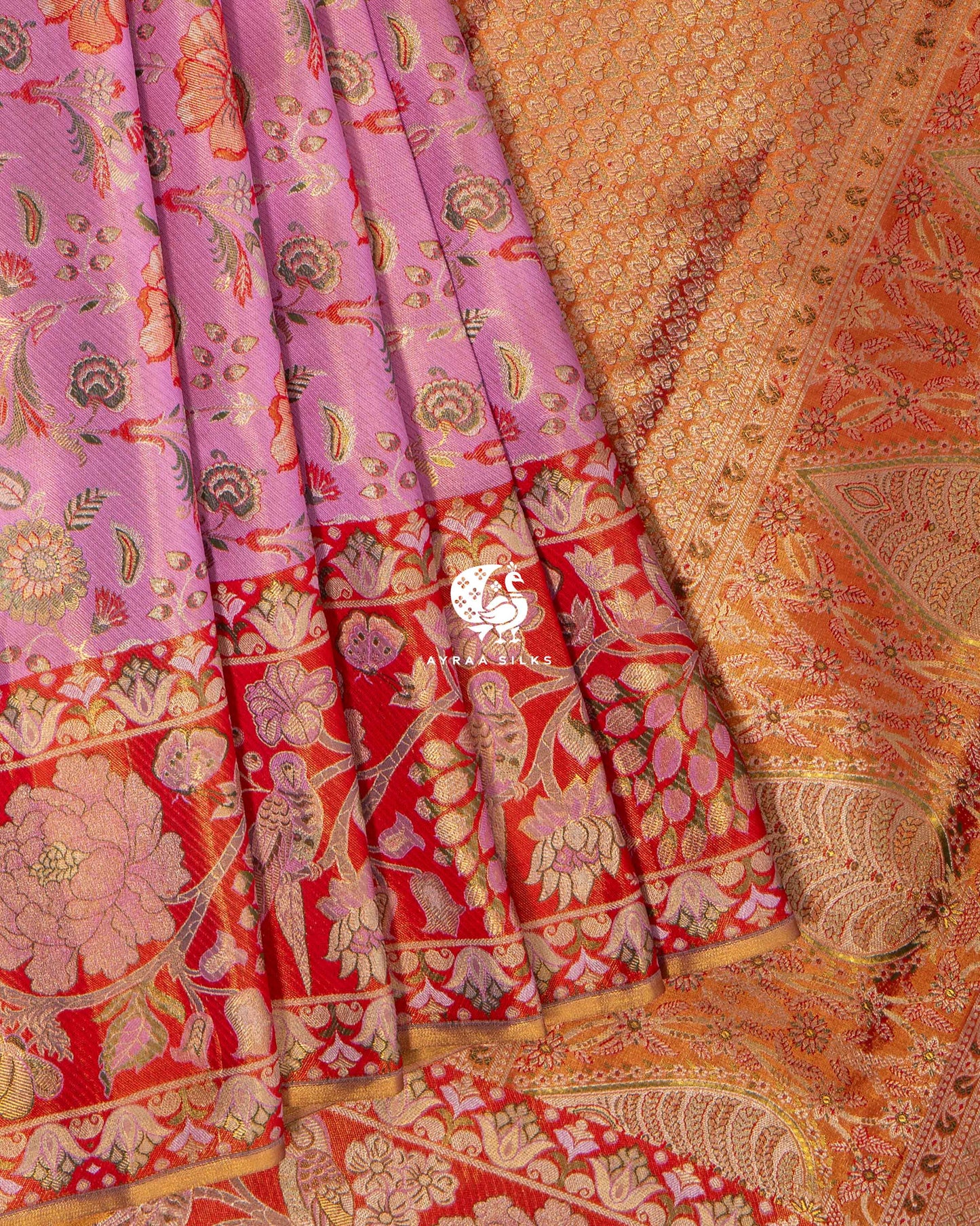 Blush Aara Kanchipuram Saree