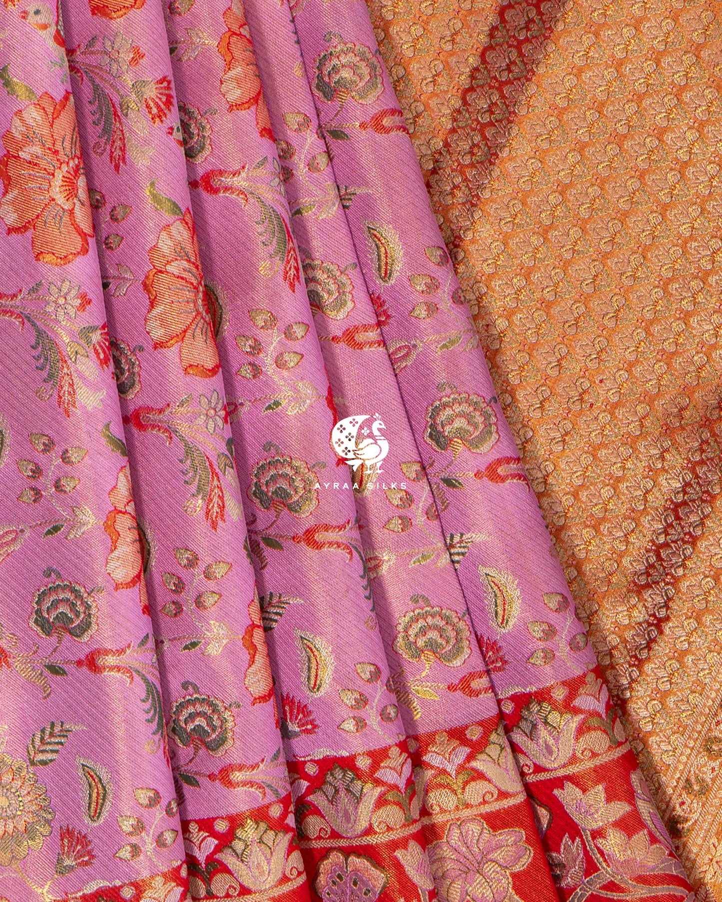 Blush Aara Kanchipuram Saree