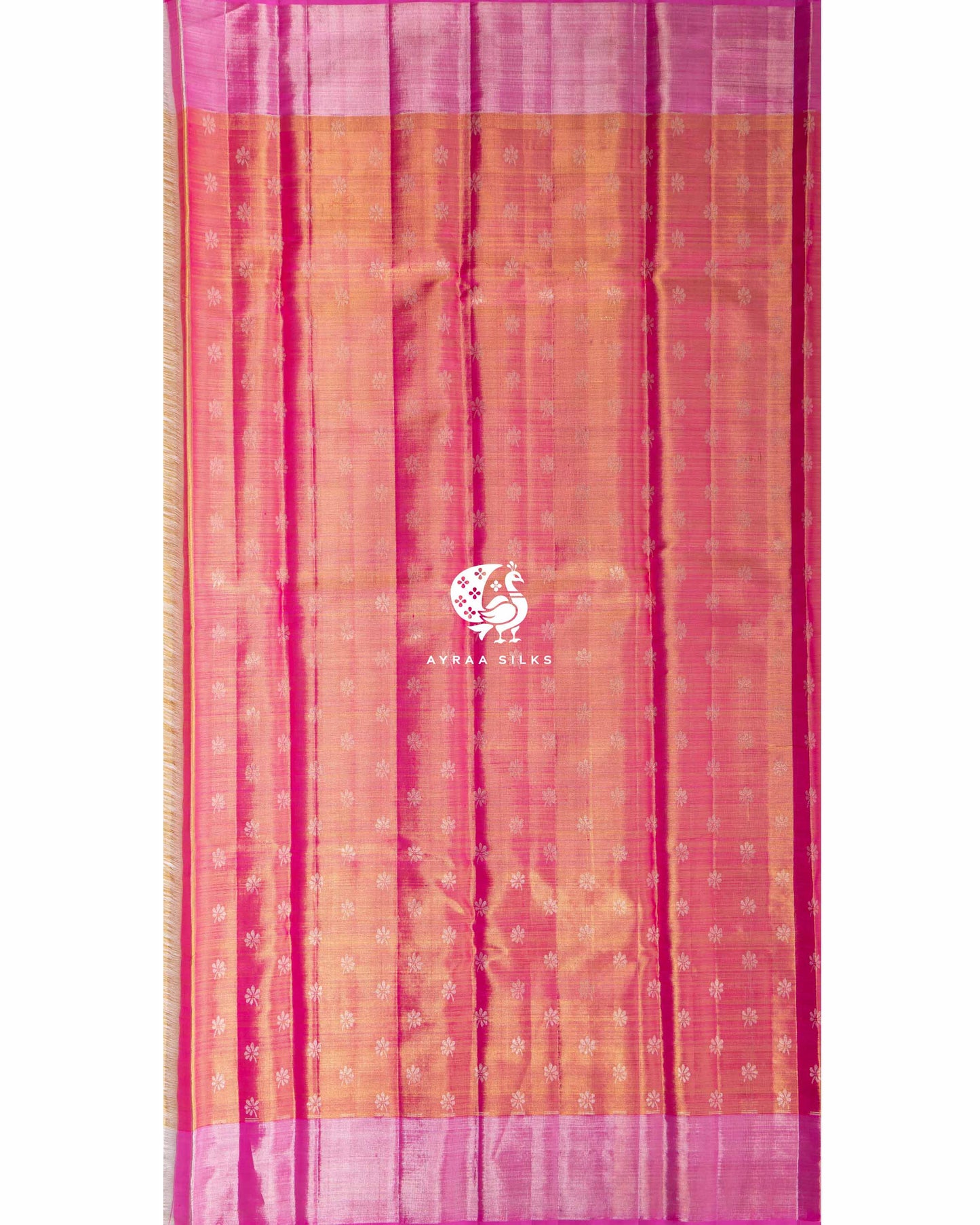 Pink Meenakari Kanchipuram Saree