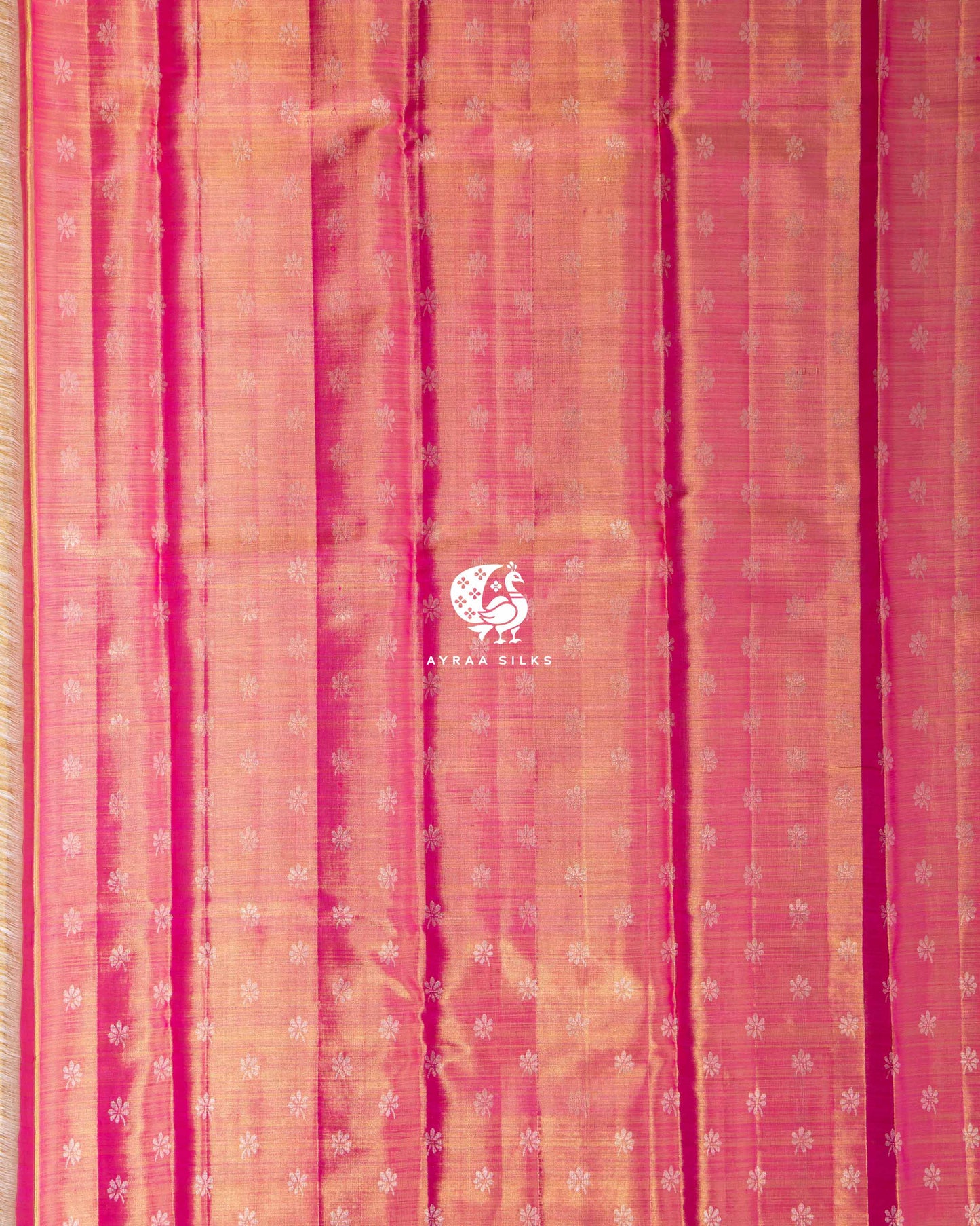 Pink Meenakari Kanchipuram Saree