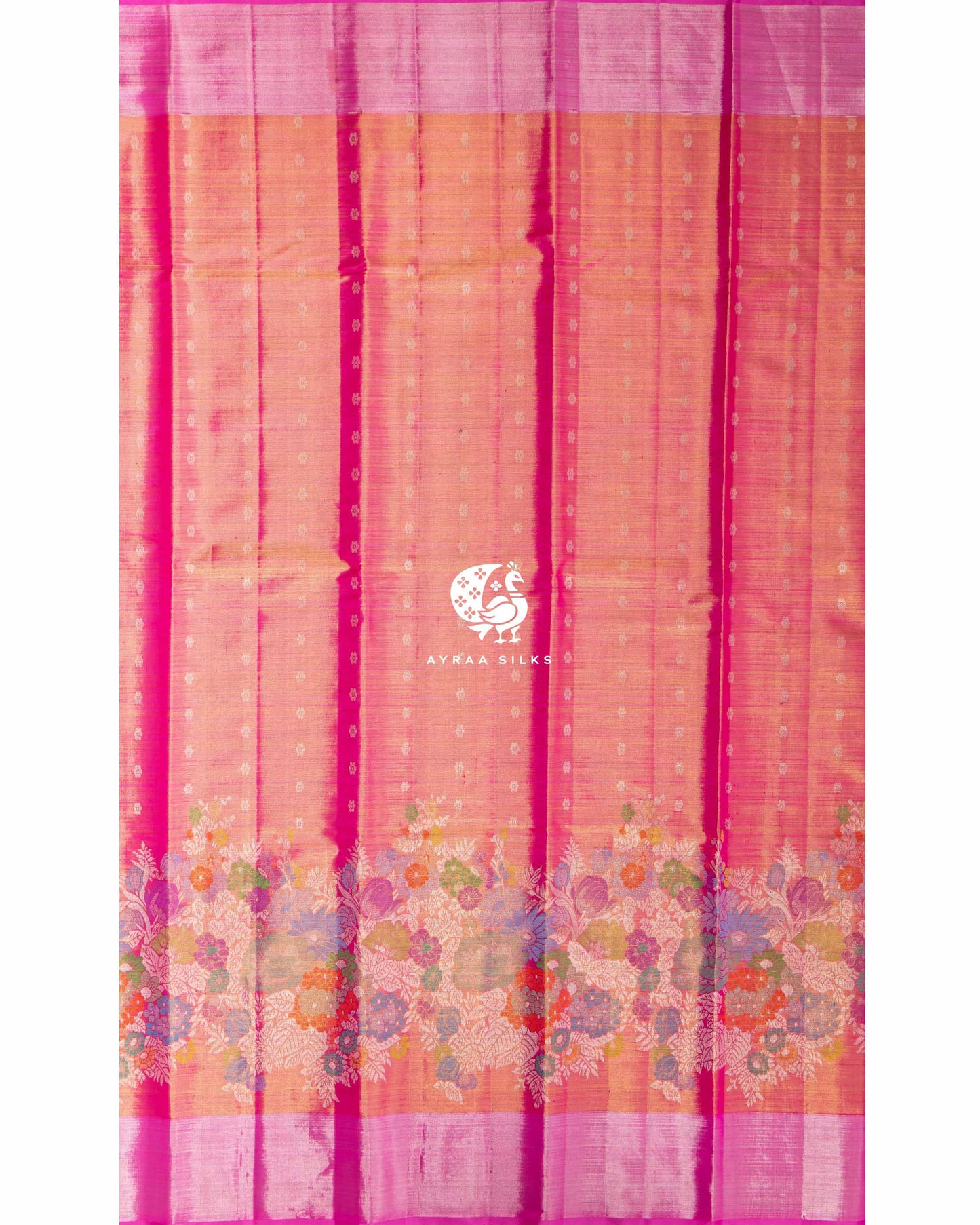 Pink Meenakari Kanchipuram Saree