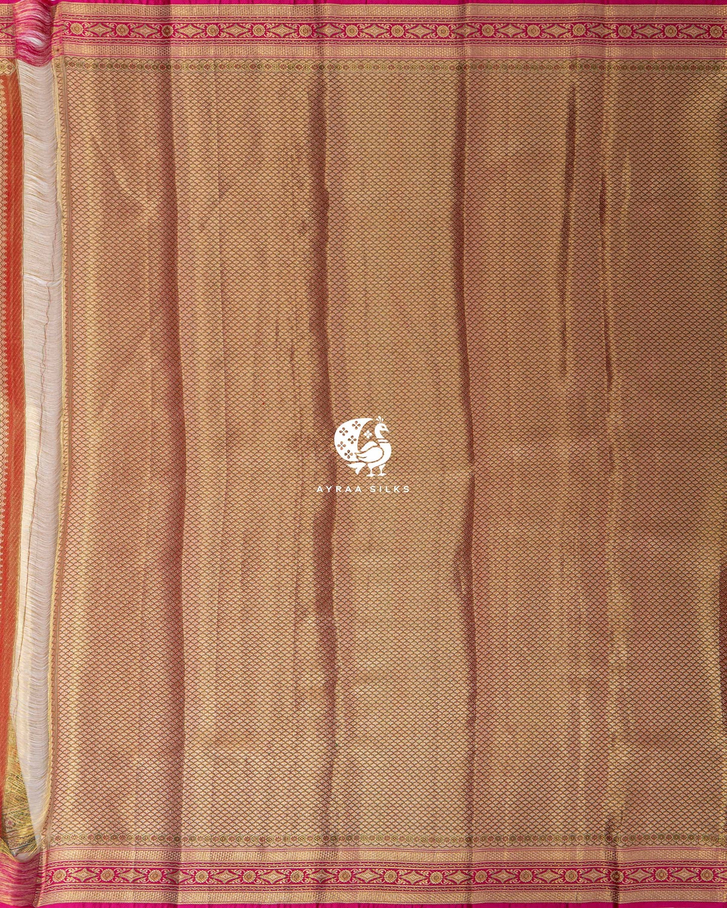 Gold Pictorial Kanchipuram Saree