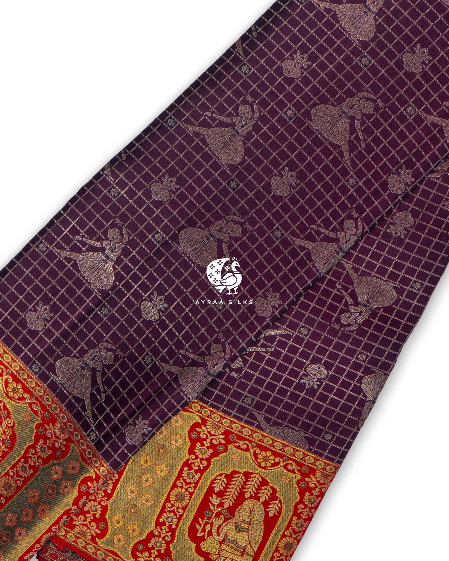 Wine Nritya Kanchipuram Saree