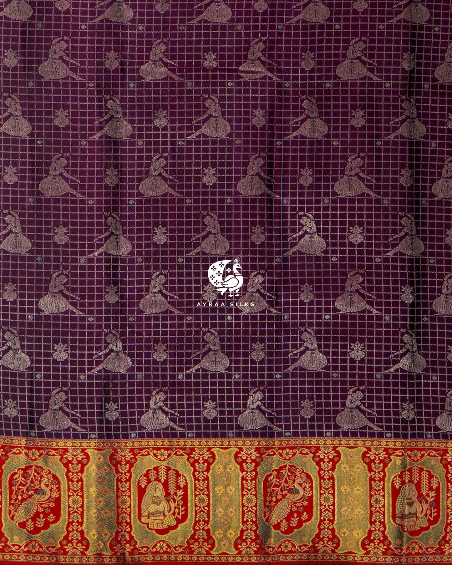 Wine Nritya Kanchipuram Saree