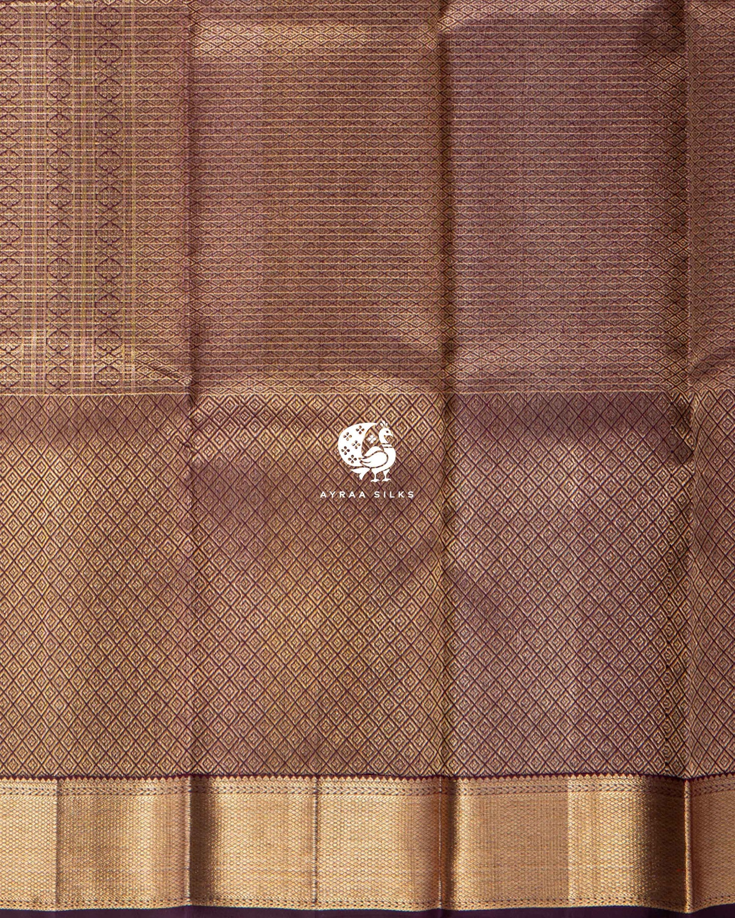 Midnight Plum Navaparampara Kanchipuram Saree