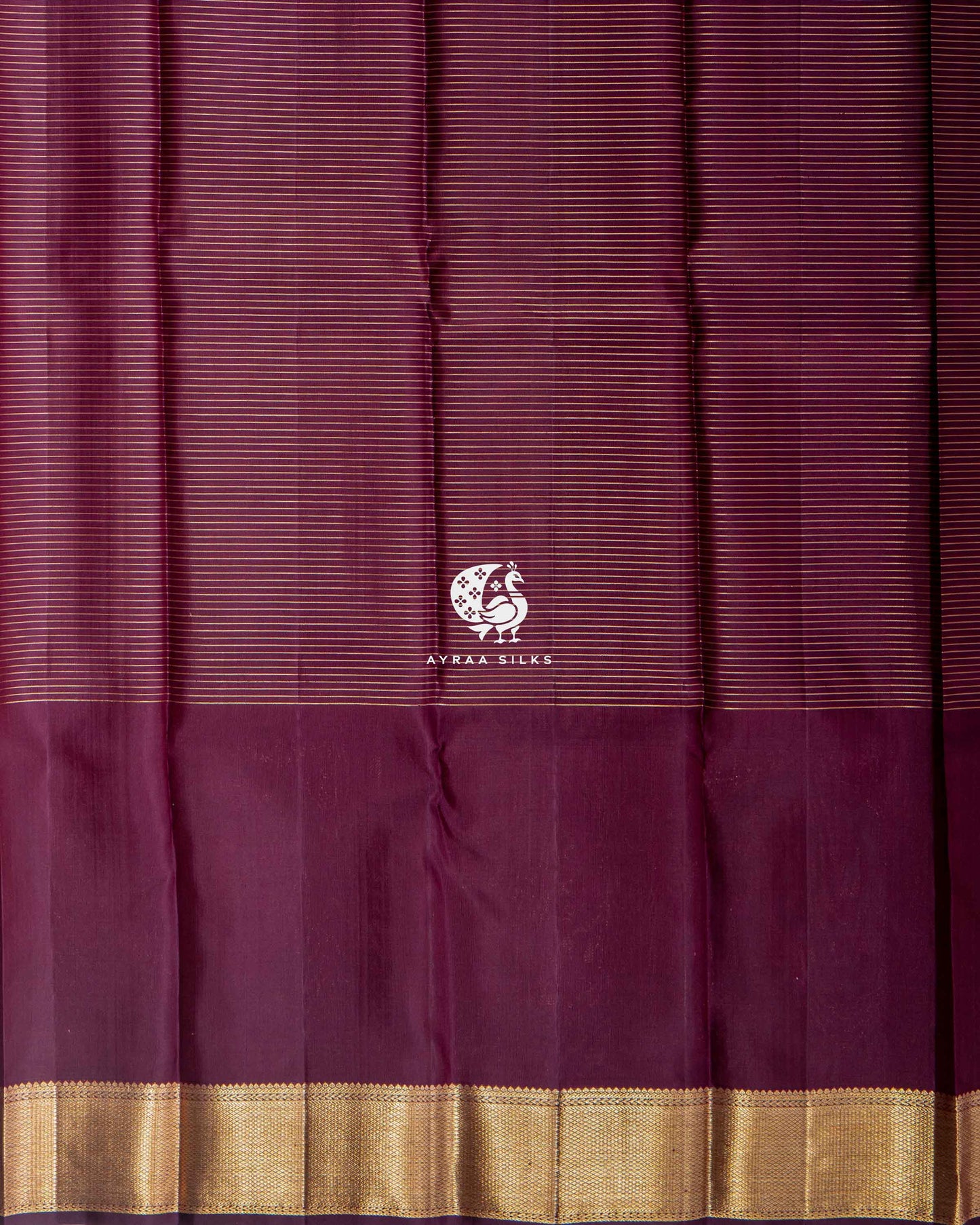 Midnight Plum Navaparampara Kanchipuram Saree