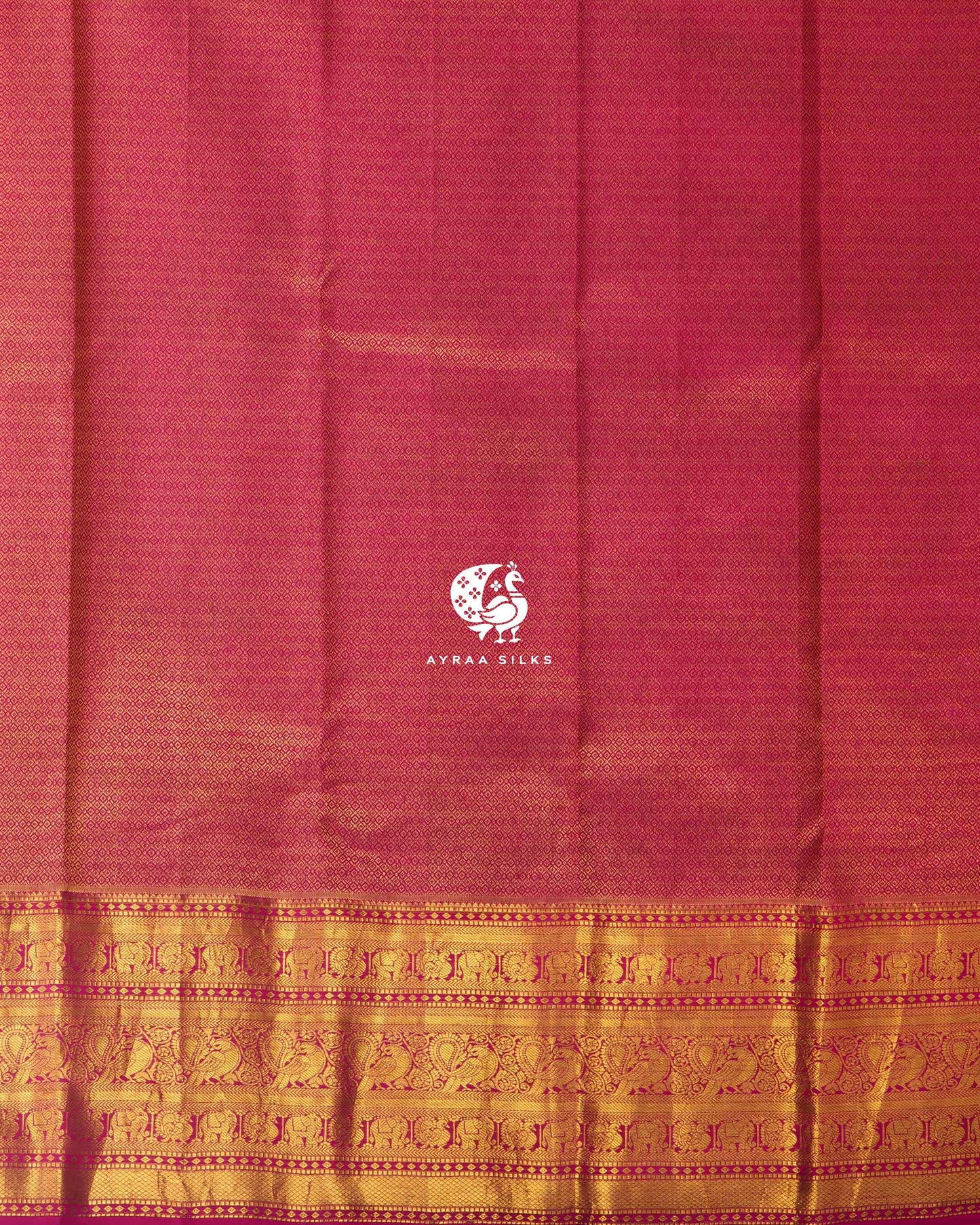 Emerald Green Kalamkari Kanchipuram Saree