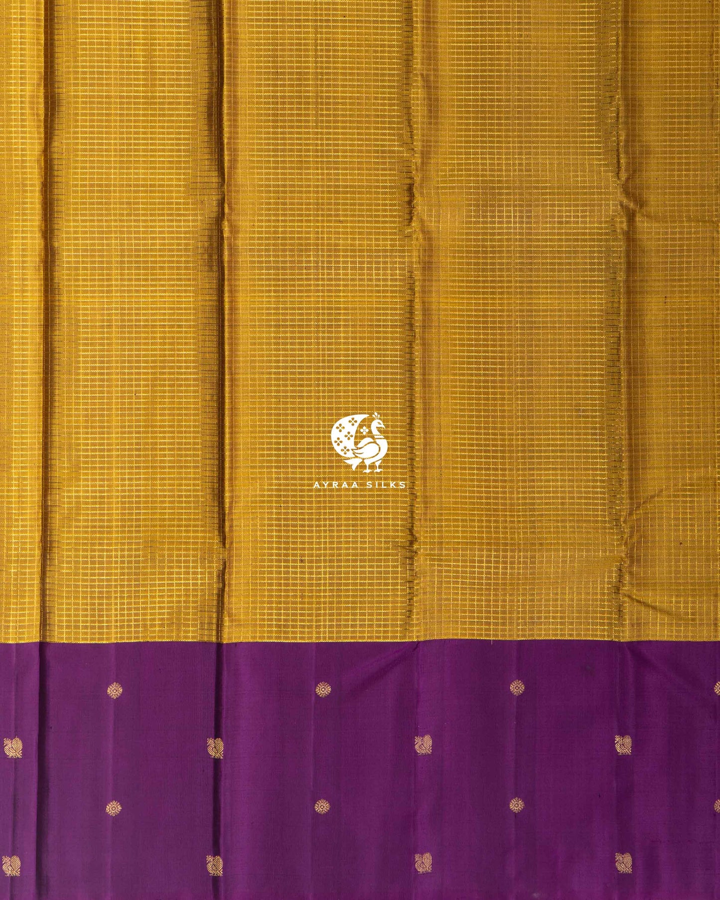 Mustard Heritage Kanchipuram Saree