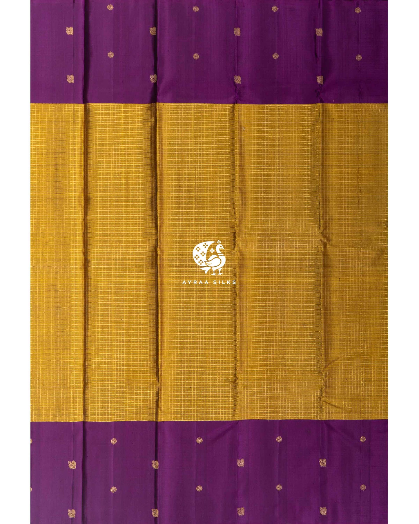 Mustard Heritage Kanchipuram Saree