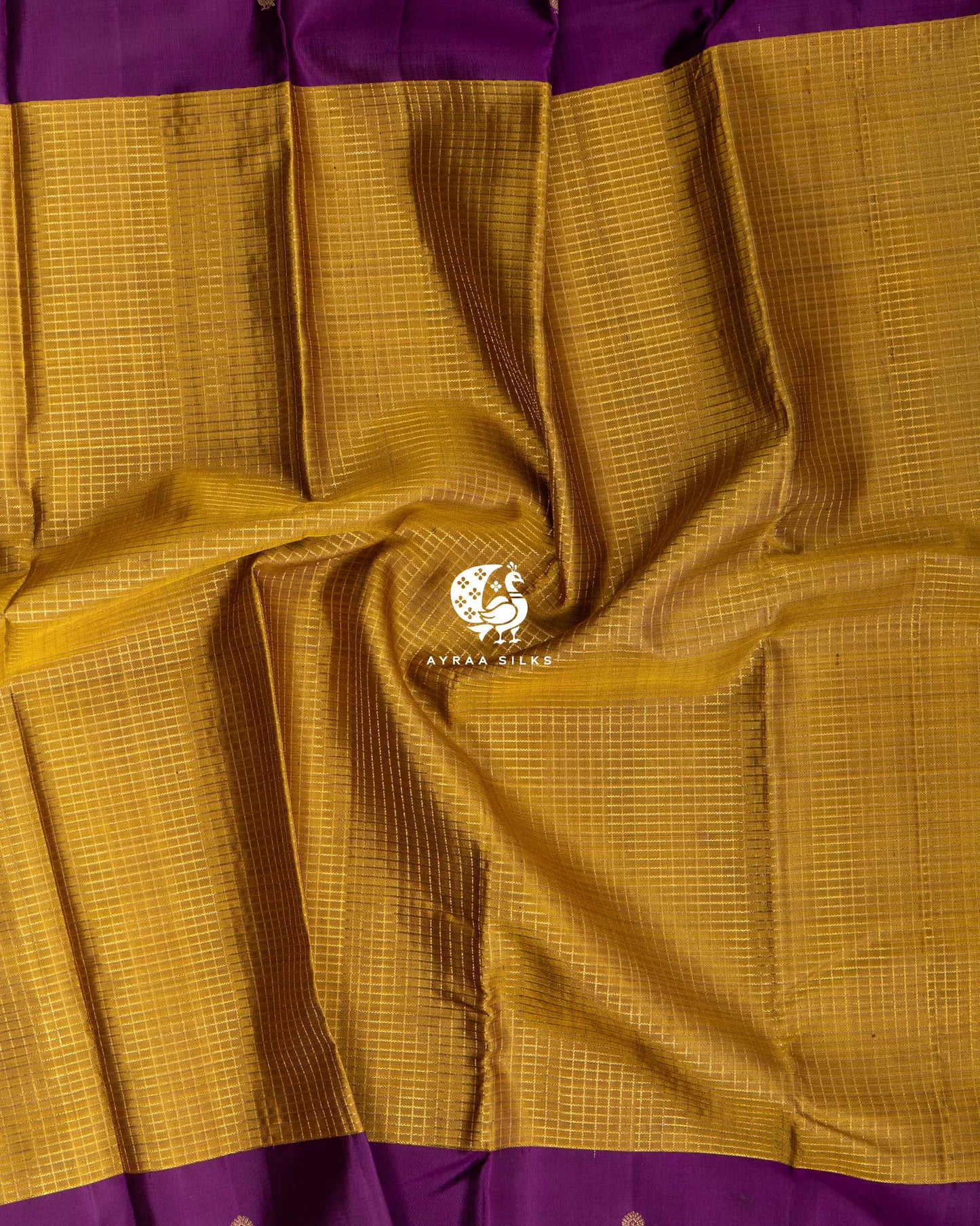 Mustard Heritage Kanchipuram Saree