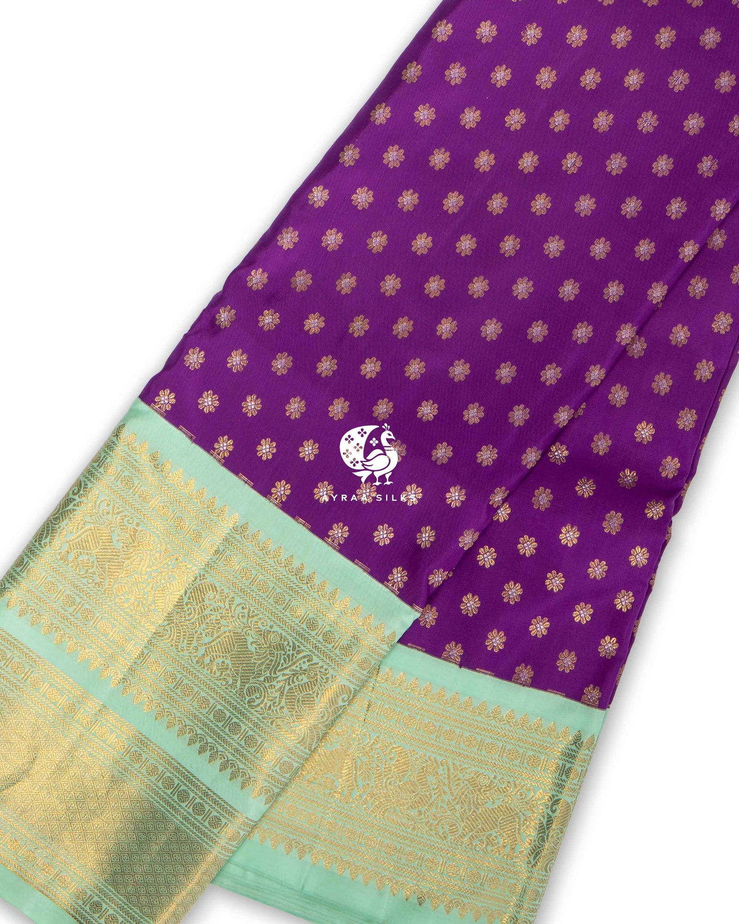 Orchid Butta Kanchipuram Saree