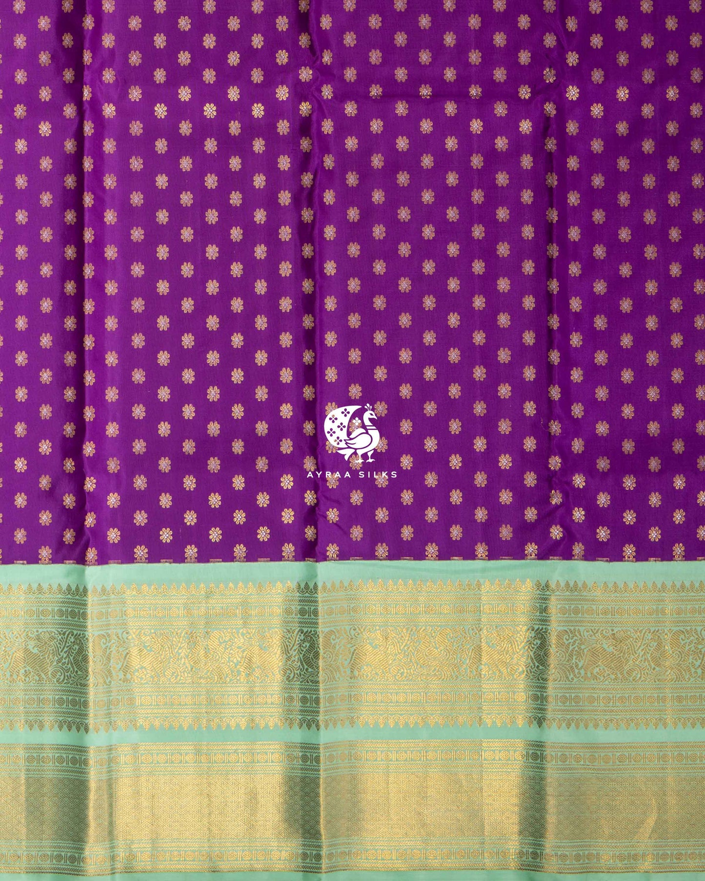 Orchid Butta Kanchipuram Saree