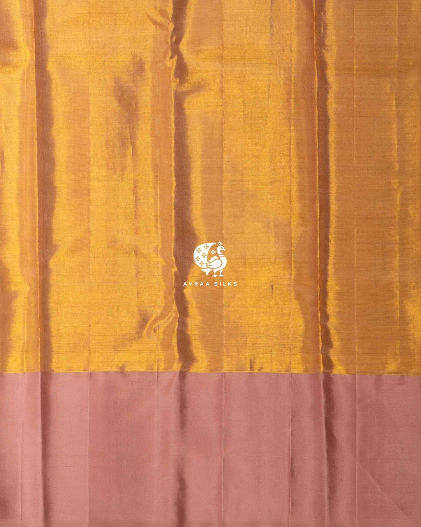 Golden Malli Kanchipuram Saree