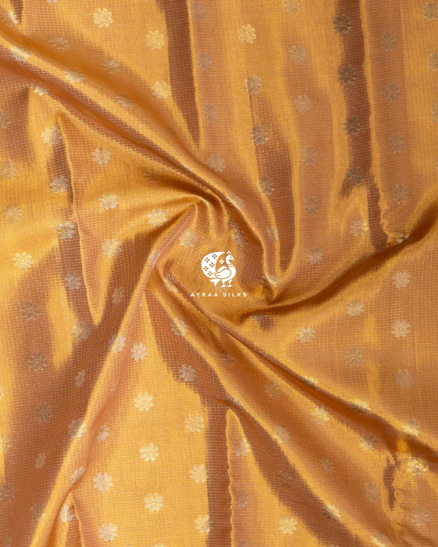 Golden Malli Kanchipuram Saree