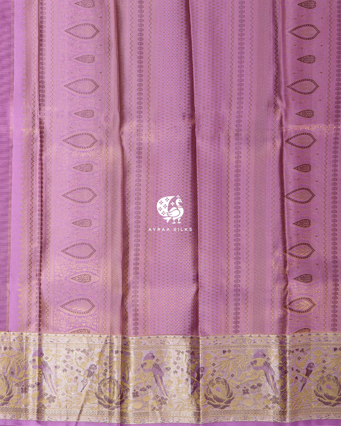 Wine Floral Jaal Kanchipuram Saree