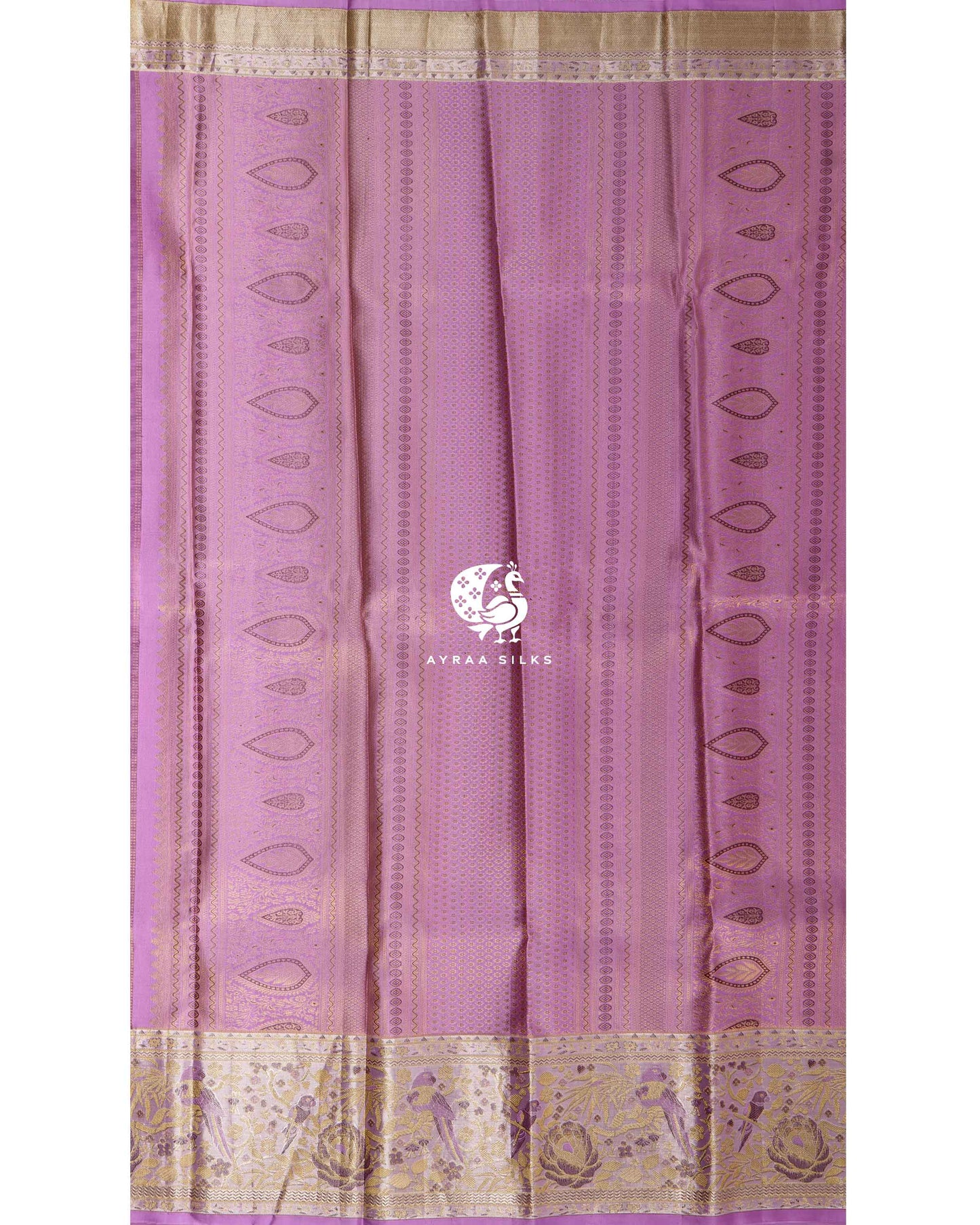 Wine Floral Jaal Kanchipuram Saree