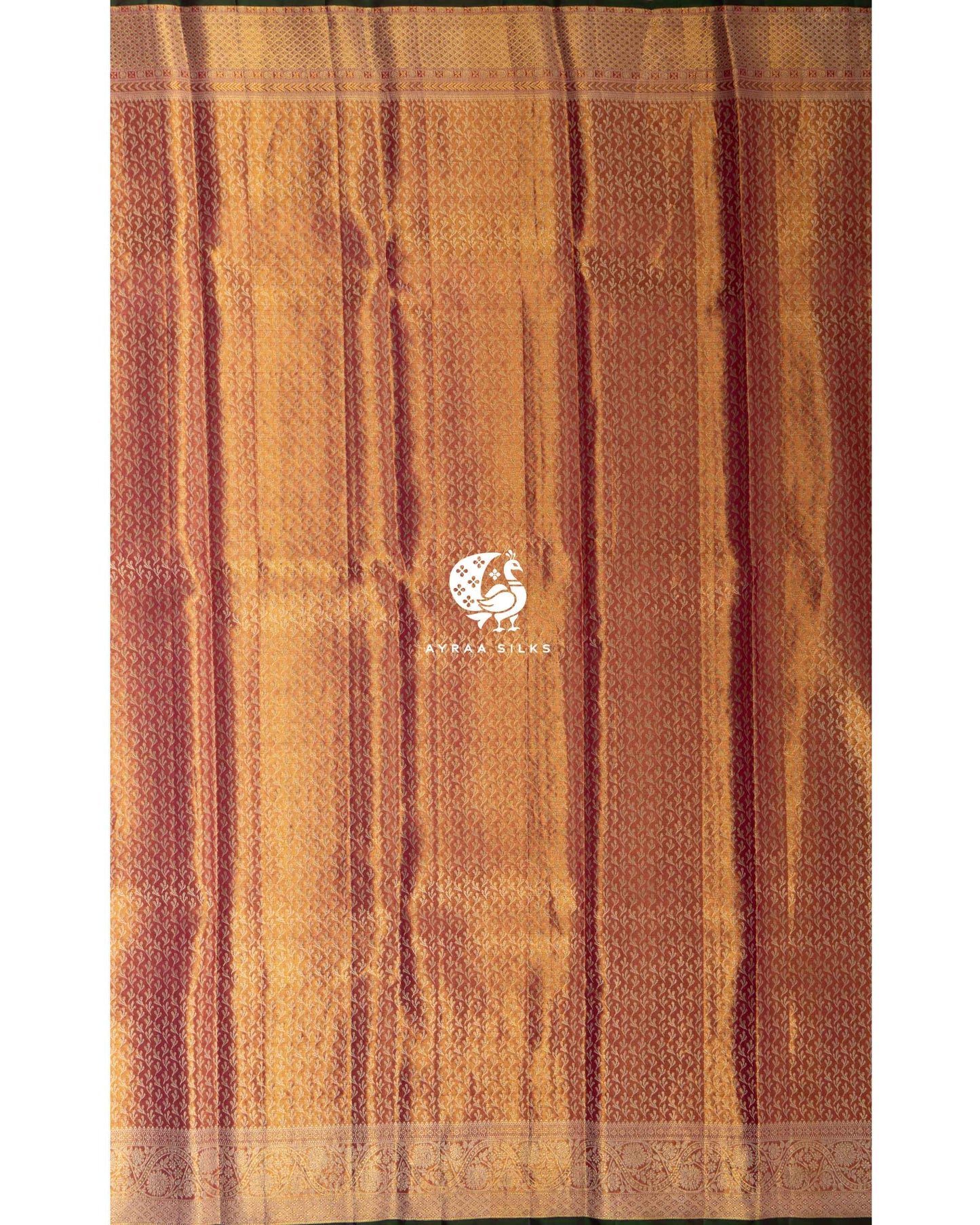 Golden Aalaya Kanchipuram Saree
