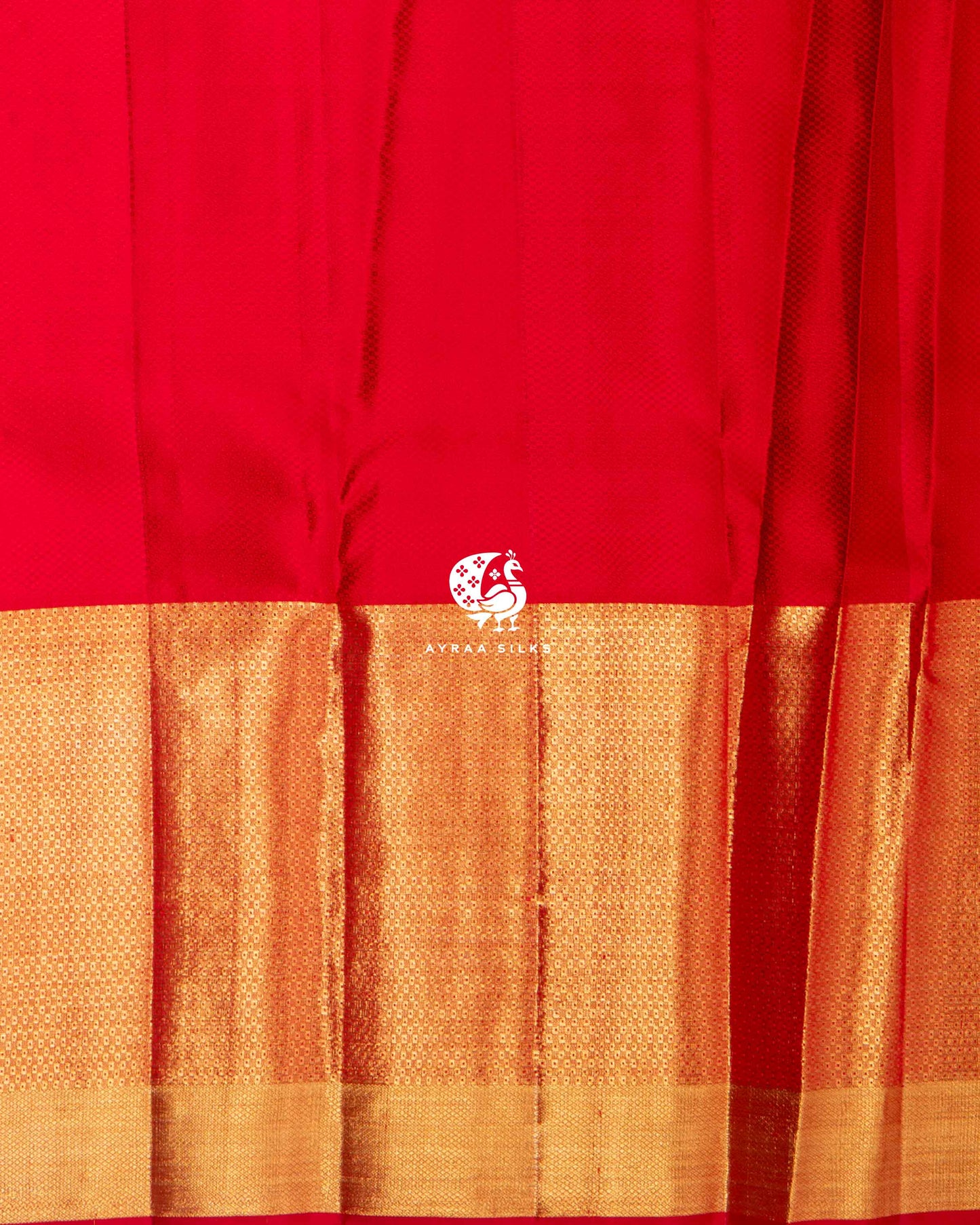 Red Botanica Kanchipuram Saree