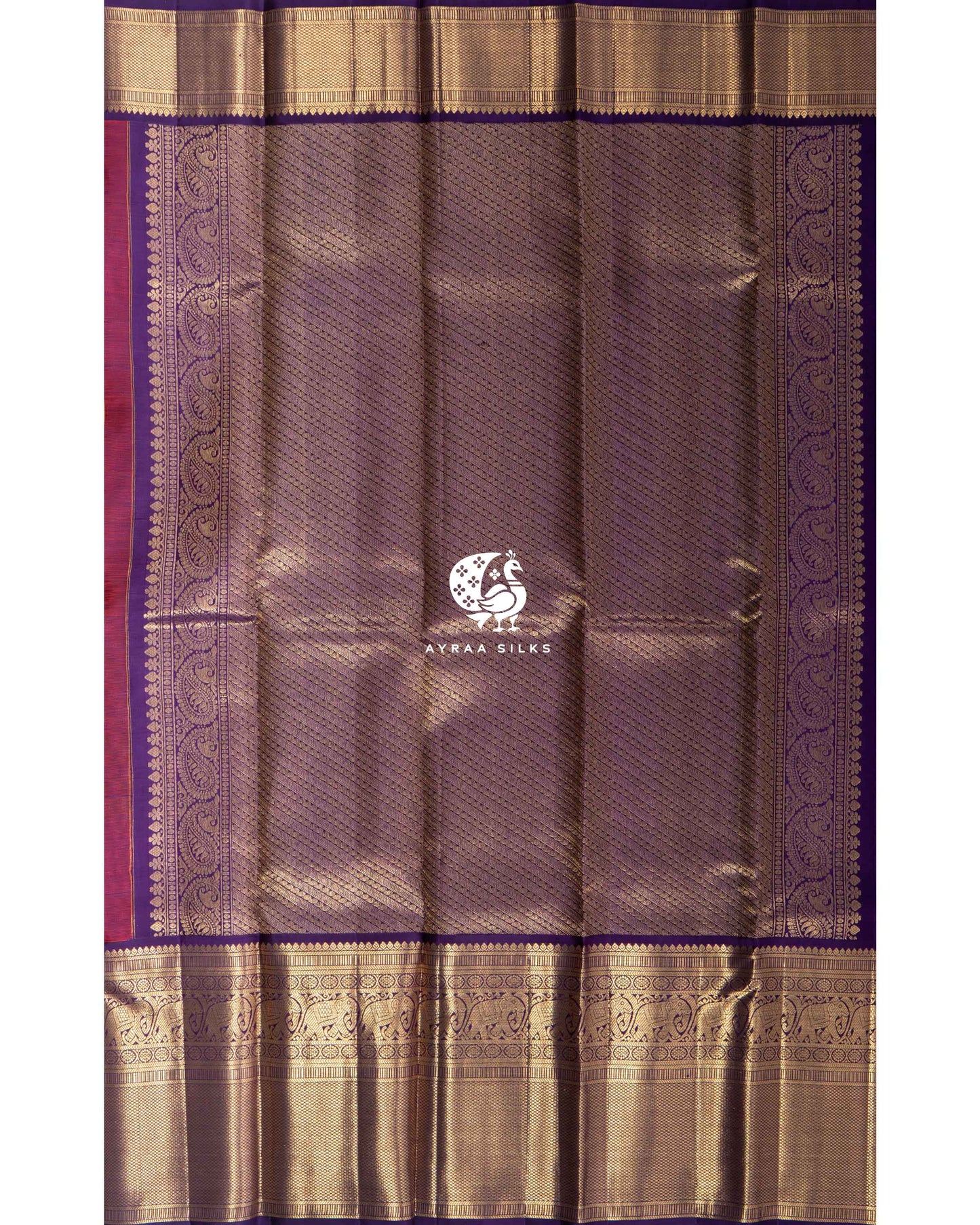 Kesari Rekku Kanchipuram Saree