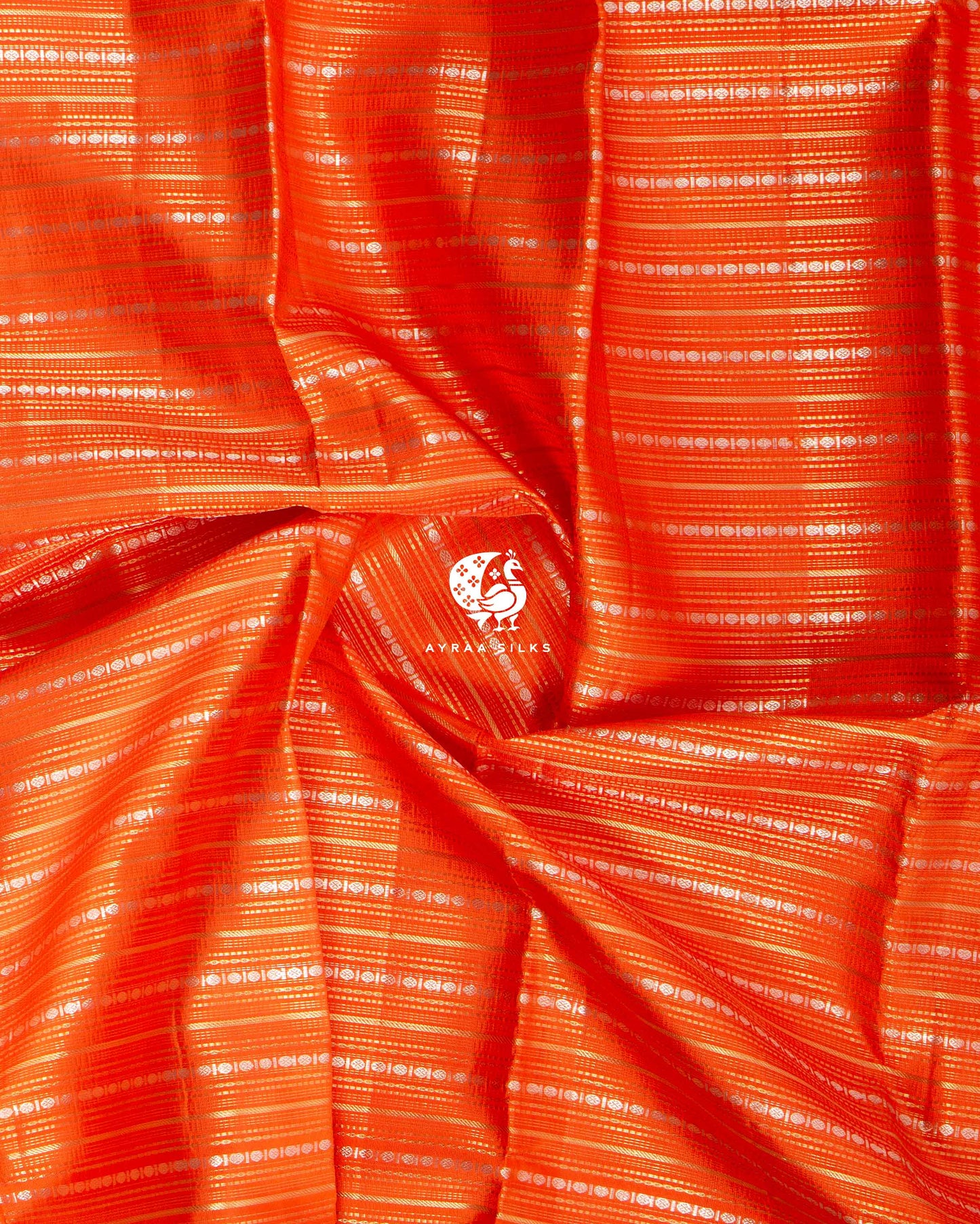 Kesari Rekku Kanchipuram Saree