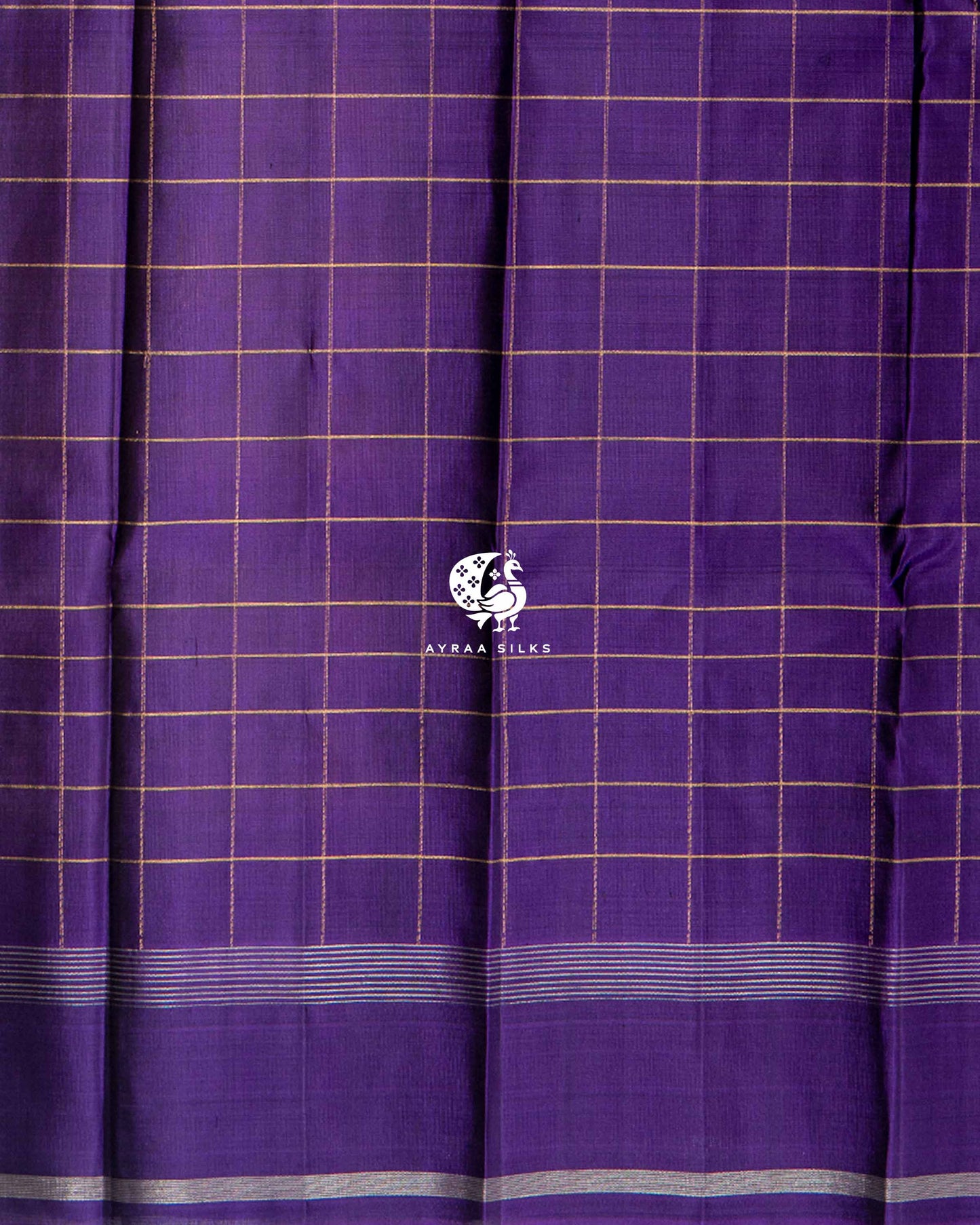 Lilac Lime Kattam Kanchipuram Saree