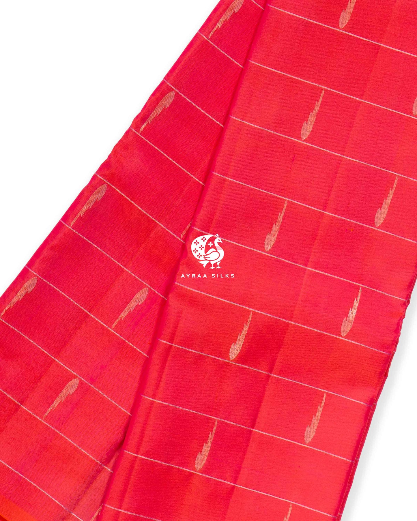 Coral Thilagam Kanchipuram Saree