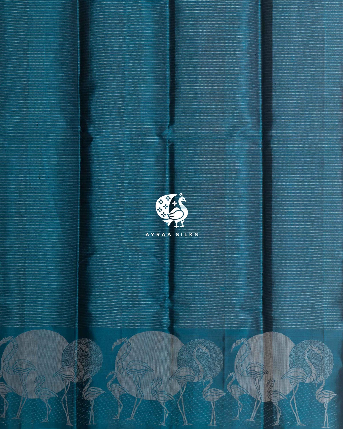 Peacock Blue Vaira Oosi Kanchipuram Saree
