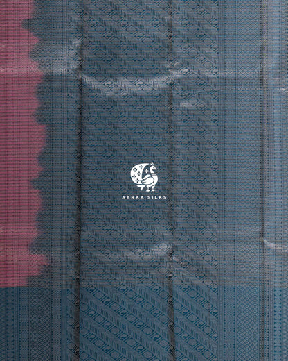 Classic Kattam Mayil Kanchipuram Silk Saree