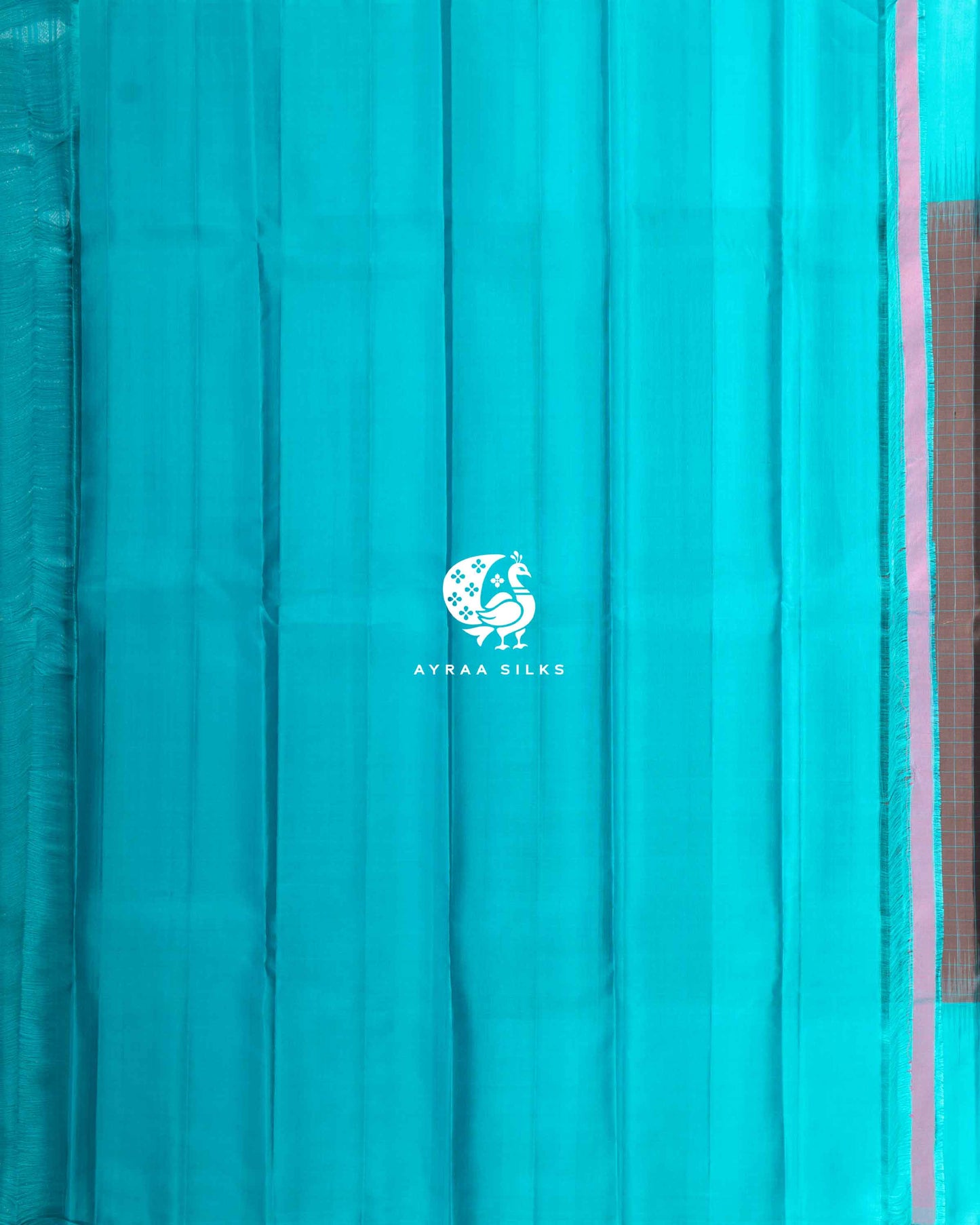 Silver Grey Kattam Kanchipuram Saree
