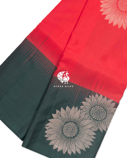 Classic Floral Kanchipuram Silk Saree