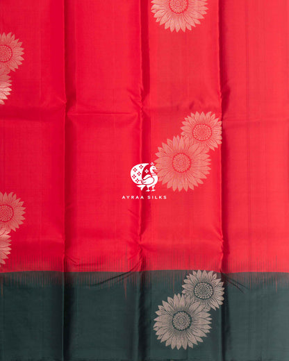 Classic Floral Kanchipuram Silk Saree