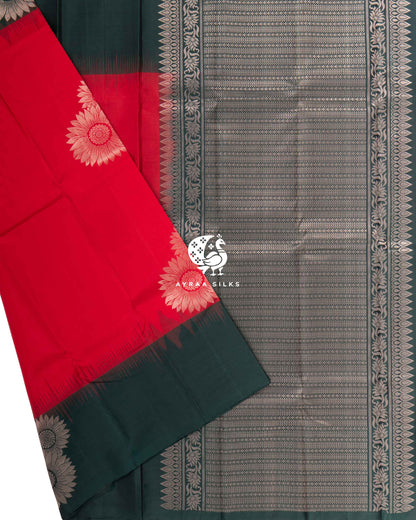 Classic Floral Kanchipuram Silk Saree