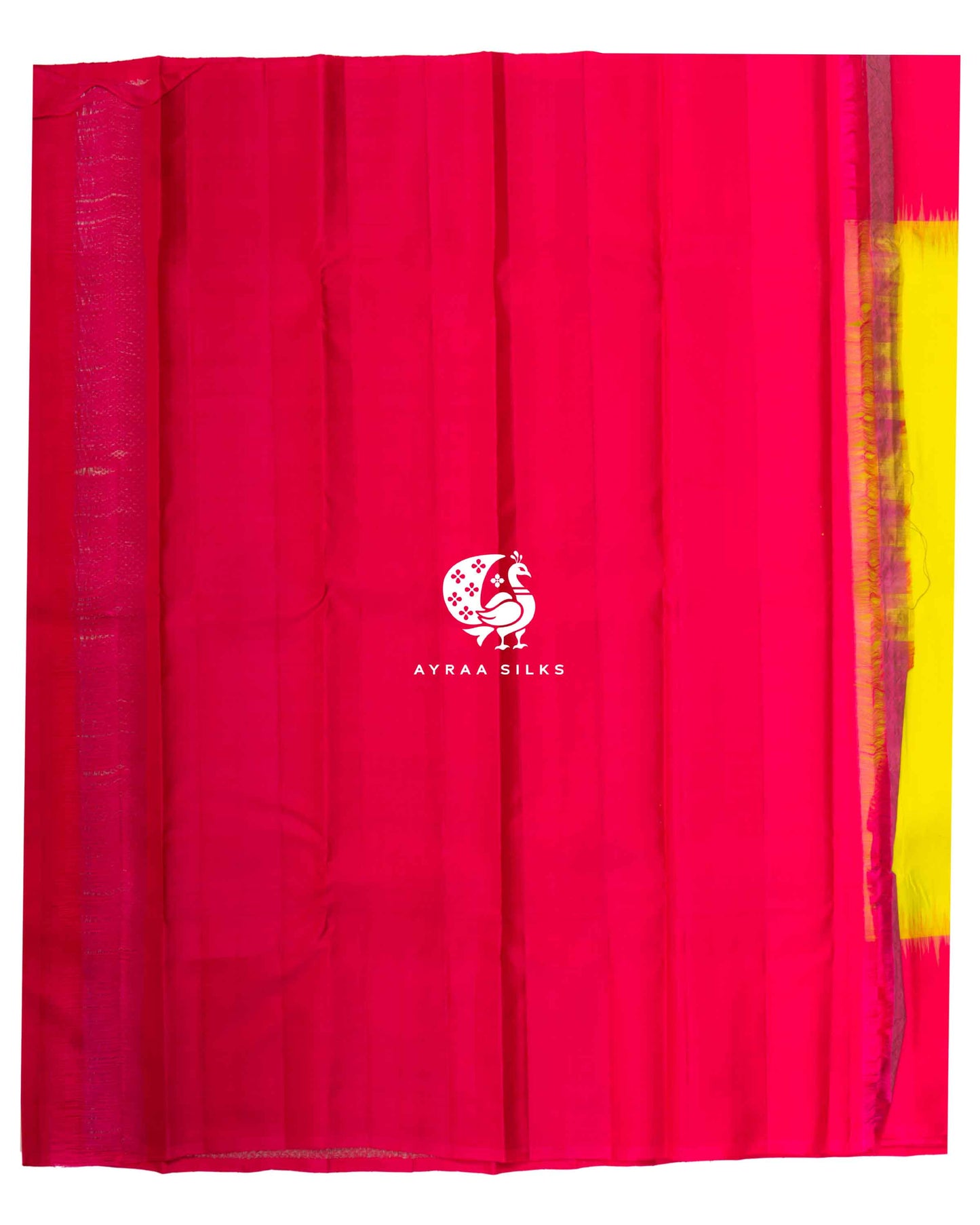 Lime Yellow Chakra Kanchipuram Saree