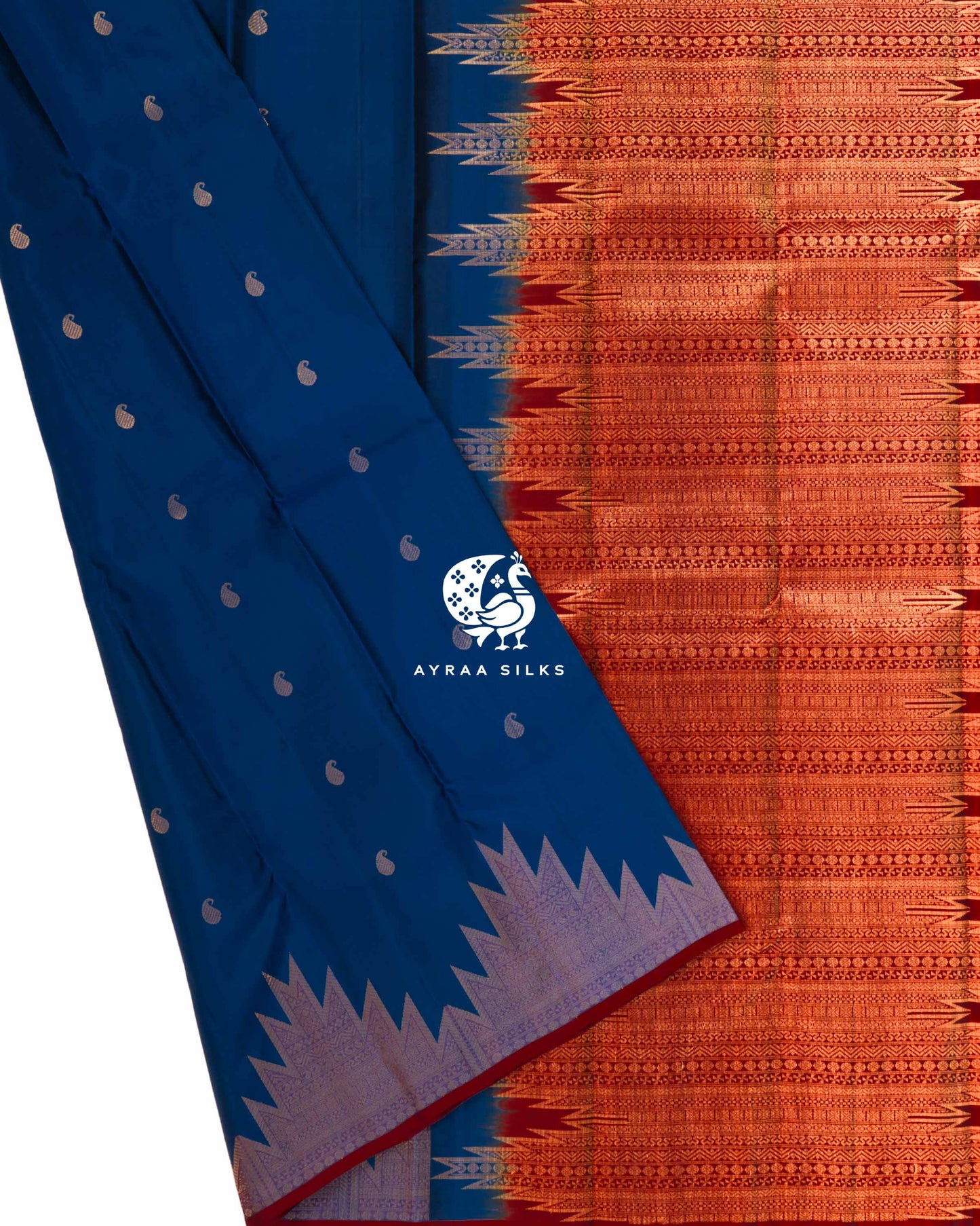 Classic Temple Border Kanchipuram Silk Saree