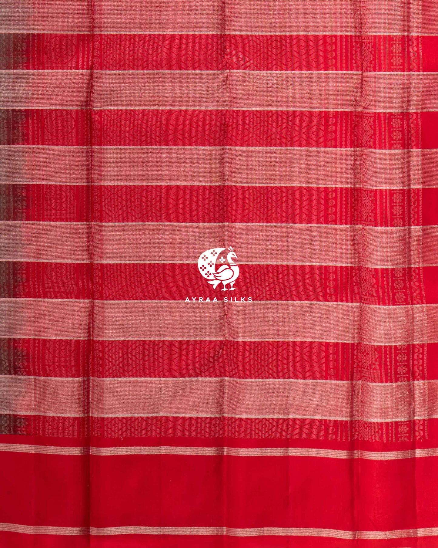 Turquoise Kattam Kanchipuram Saree
